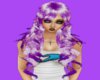 {QA} lng purple hair