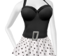 RE dress b&w