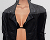 T-Black leather tops