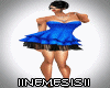 INMSI Blue Velvet Dress