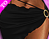 black satin skirt