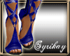 Blue Wrap Boots