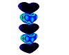 Blue heart lamp animated