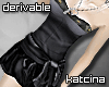 [KAT]Leather Dress