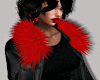 Black Leather / Red Fur
