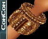 Brass Textured Bracelets