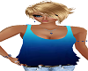 Two Tone Blue Tank