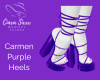 Carmen Purple Heels
