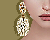 Resin Floral Earrings