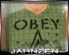 J* OBEY T-Green