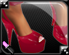  Cherry RED PVC Heels