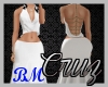 C$ Elegant White Gown BM