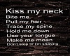 Kiss My Neck
