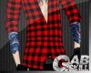 *Gs* Open Plaid Red!