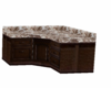 darkwood corner counter