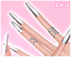 Pearl Glam Nails