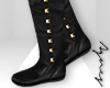 A. Studded Leather Boots