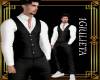 SUIT BLACK WHITE CHIC RO