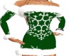 green snowflake dress