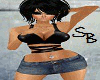 [SB]Rude Girl Black XXL