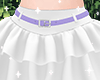 ♡ Skirt + Belt Purple