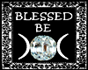 BLESSED BE STICKER )0(