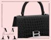 B Croc Bag BlackSLV