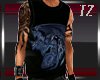 2 Heads Dragon Blk Tank