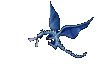 Flying Blue Dragon