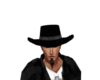 Black cowboy hat