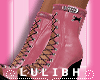 LL** Pink boots