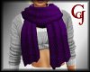 Scarf Wrap Purple Knit