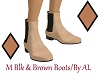 AL/M Blk & Brown Boots