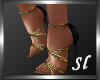 (SL) Gold Strap Shoe