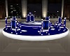 Royal Blue Round Table
