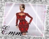 !E! Red Landillo Dress