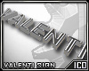 ICO Valenti Silver Sign