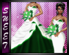 Dove Bridal Dress  Green
