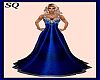 Royal Blue Jeweled Gown