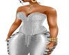 SPRING CORSET SILVER