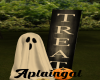 Ghost Treat Right Sign