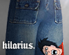 H | Custom anime jeans