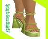 LV/ Spring Green Heels