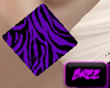 Purple Zebra Clip-Ons