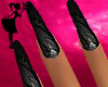 !LY Black Art Nails