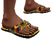 MEN KENYA PRINT SANDALS