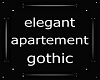 elegant apartement goth