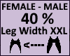 Leg Thigh 40% XXL