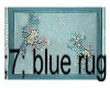 ;7; br1 blue rug