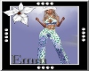 !E! Green Floral Overall